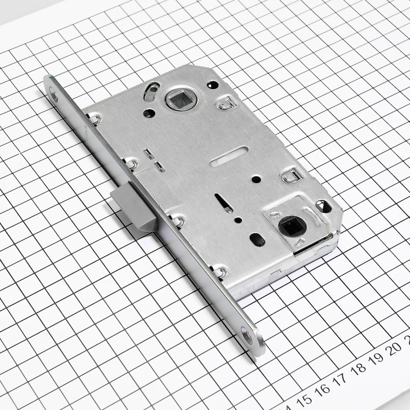 Замок дверной Doorlock V 432/WC/50/96/18/SN, межкомнатный, матовый никель