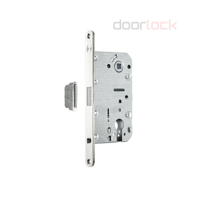 Замок ГАРДИАН Soft 11 M N (никелированный), с магнитной защелкой, под цилиндр