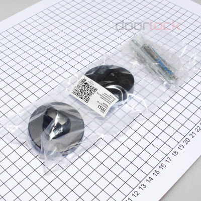 Поворотная кнопка DOORLOCK V E08/WC/6/RG/SS