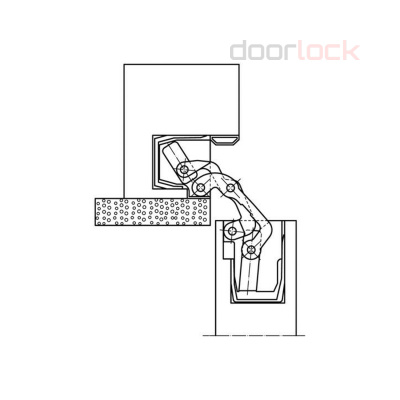 Петля скрытая SIMONSWERK Tectus TE 541 3D FVZ F1