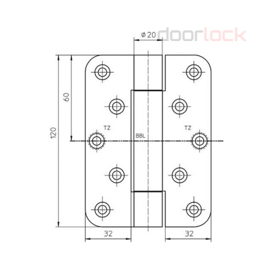 Петля SIMONSWERK Variant VN 2929/120 F2 (покрытие под матовый никель)