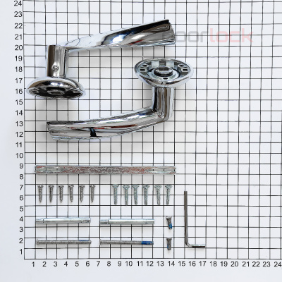 Ручка дверная DOORLOCK Vega A23R CP