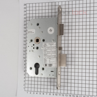 Замок дверной огнестойкий соленоидный ECO SCHULTE GBS 90F 02/03/08, антипаник,  нержавеющая сталь
