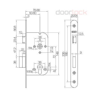 Замок NEMEF 349
