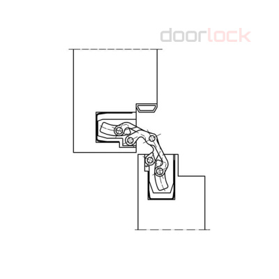 Петля скрытая SIMONSWERK Tectus TE 240N 3D F1