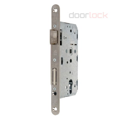 Замок дверной огнестойкий DL 1769/B/65mm/SS/L, антипаник, нержавеющая сталь