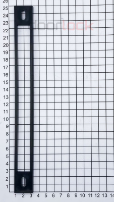 Подкладка под профильный замок с фронтальной планкой